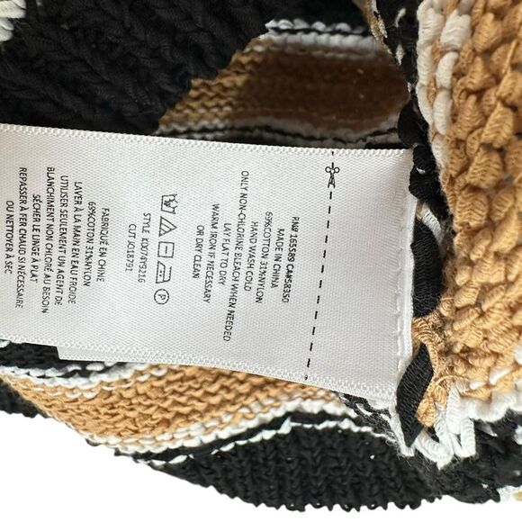 Joie Bec Tan and Black Striped Sweater Tank Top | Size L - Picture 8 of 8